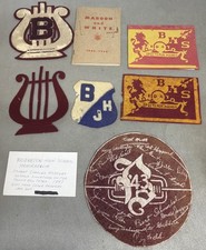BRIDGETON NEW JERSEY BACONIAN High School Patches & Collectibles 1940’s picture