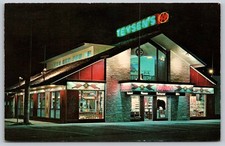 Teysen's Restaurant Neon Sign Mackinaw City Michigan Postcard PC187 picture