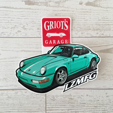 GRIOT'S GARAGE LZMFG Adam LZ Porsche 911 964 Drift Sticker picture