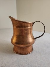 Antique vintage hammered copper pitcher - made in Turkey -measurements in pics- picture