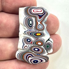 DVH Kenworth Truck Fordite Polished Face Specimen Chillicothe Ohio Ass. (6570) picture