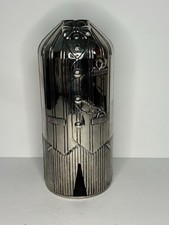 Vintage Rare Godinger Tuxedo Butler Wine Caddy Holder Silverplate picture