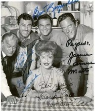 Gunsmoke TV Cast James Arness Burt Reynolds Signed Autograph 8x10 Photo HD193 picture