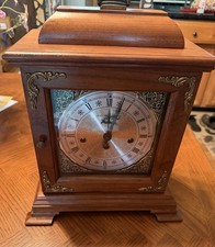 *JUST REDUCED $50*  RARE Hamilton “WHITEHALL” Mantle Chime Clock 340-020 Germany picture