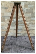 Antique Wooden Surveying Tripod Stand Brass Hardware-Extends 5’-Marked Geo Hess picture