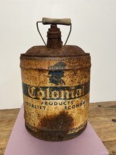 Vintage Colonial 5 Gallon Oil Can picture