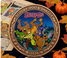 Scooby doo and Shaggy Crossover Halloween Commemorative Coin picture