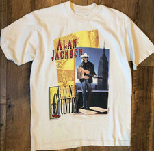 Vintage 90s Alan Jackson Country Music Band Cotton S-234XL For Fan Gift DM86 picture