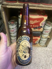 Anheuser Busch Brewing Export Beer Bottle St Louis Mo Budweiser Excelsior Btl NY picture