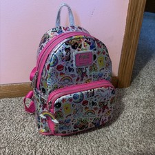 Loungefly X Lisa Frank Iridescent Holographic Mini Backpack NWT picture
