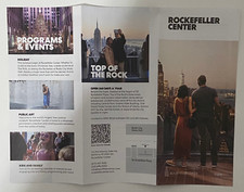 Rockefeller Center 2022 Ad Flyer Broadway New York City NYC Rink Top of the Rock picture