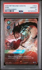 2025 RIFTBOUND: LEAGUE OF LEGENDS OGN-ORIGINS #303 AHRI - NINE-TAILED FOX PSA 10 picture