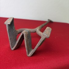 Original Vintage Western Hand Forged Cattle Brand Iron W OR M Ranch picture
