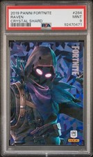 2019 PANINI FORTNITE CRYSTAL SHARD #284 RAVEN PSA 9 picture