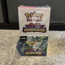 Pokemon Twilight Masquerade Half Booster Box Sealed Hole in Seal picture