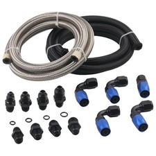 AN6 Power Steering Hose Fitting Kit for GM LS Swap LS1 LS3, Return to Reservo... picture
