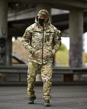 Tactical winter suit multicam omni-heat, men's military winter uniform multi💛💙 picture
