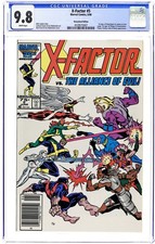 X-Factor #5N CGC 9.8 Newsstand 1986 4539575007 picture