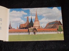 1969 Thai Grand Palace Souvenir Post Card Book. 10 color unused photo post cards picture