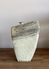 Nelfa Querubin Tompkins Vintage Pottery Vessel Vase Rare Brutalist HTF 1995 picture