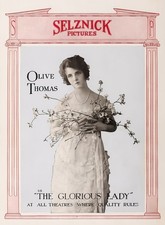 OLIVE THOMAS in The Glorious Lady in 1920 - 5 x 7 inch Reprint picture