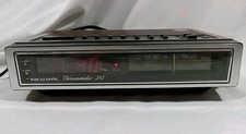 Vintage Realistic Chronomatic 243 AM FM Radio Digital Alarm Clock Works 1986 picture