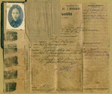 Indochina 1938 Identity Card/Titre d'Identité at Hạnh Thông Xã Gia Định Province picture