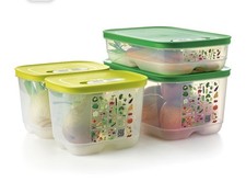 Tupperware Fridgesmart Containers 4 Piece Starter Set W/ Lids Original NEW picture