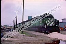 Original Slide Burlington Northern BN 8135 EMD SD40-2 Houston ILL 6-1984 picture