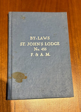 FREE SHIP 1951 By-Laws St. John's Lodge No 435 WM. O. Flatt CO., Inc Reading PA picture