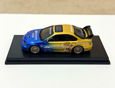 Hot Wheels Honda Spoon Blue/Gold 1:64 Diecast Car w/ Display Base Clear Case picture