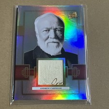 2026 Pieces of the Past Historical Premium Andrew Carnegie Relic #317 picture