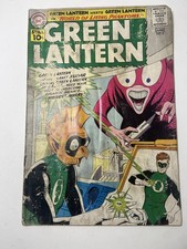 Vintage 1961 DC Green Lantern #6 Comic Book 10¢ Silver Age Tomar-Re Phantoms picture