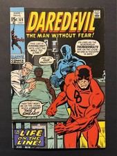 Daredevil #69 1970 KEY 1st App Turk Barrett Black Panther Sal Buscema FN/VF 7.0 picture