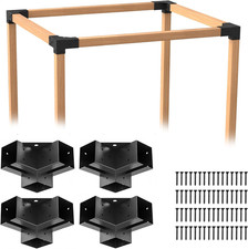 Pergola Brackets Kit for 4X4 Wood Beams, 3.58'' X 3.58'', 4 Pack picture