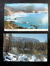 Vintage California Coast and Mammoth Lakes Postcards 1970s, Set 2, Posted picture
