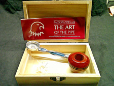 ✔️NEW FALCON PIPE BRIAR BULLDOG BOWL #AN 11 BLUE SHILLELAGH STEM BOX -C picture