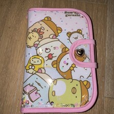 Sumikko Gurashi A6 Binder Fabric w Glitter New Pockets Refill Paper Included picture