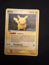 2005 Pokemon Ditto - Pikachu 39/113 - Ex Delta Species REVERSE HOLO FOIL STAMPED picture