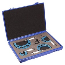 4 Piece Outside Micrometer Set 0-4in Machinist Tool picture