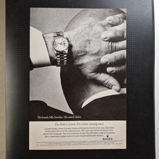 1978 Rolex Day Date (President) - Original AD Advertising Advertising Vintage picture