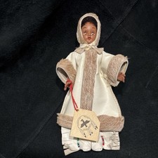 Vintage Canadian Indian Hand Crafted Doll picture