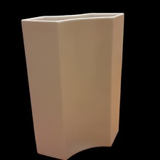 Rare Vintage Rosenthal White Porcelain Shaped Vase, 9