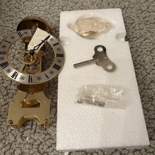 NOS VTG Hermes Mechanical Skeleton Clock 791-681 West Germany picture