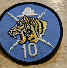 Vtg Rare WW2 Cadet Squadron 10 Theater Patch Chain Stitch USAF Air Force picture