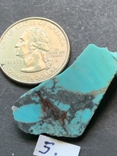 2 NICE PIECES OF GENUINE KINGMAN TURQUOISE, 9.3 GRAMS TW,   picture