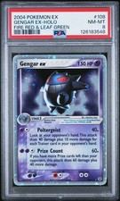 PSA 8 GENGAR EX #108 - EX FIRE RED & LEAF GREEN 2004 Pokemon Card holo picture