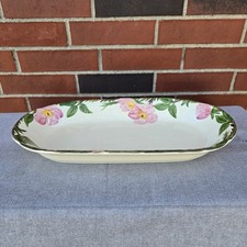 Vtg Franciscan Desert Rose Long And Narrow Baker Casserole Serving Dish 15 1/2