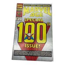 1991 Marvel Comics Marvel Age 100th Special Issue Officia Marvel Zombie Magazine picture