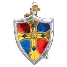 Old World Christmas MEDIEVAL ARMOR (36315) Glass Ornament w/ OWC Box picture